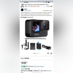 Like new GoPro Black 9 bundle